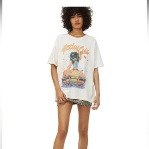 NWT Daydreamer Motley Crue Wild Side Oversized Tee